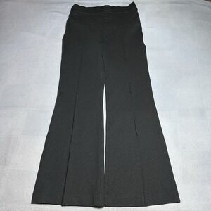 Spanx Ponte Flare Pants Size Large Perfect Fit Dark Gray Stretch High Rise